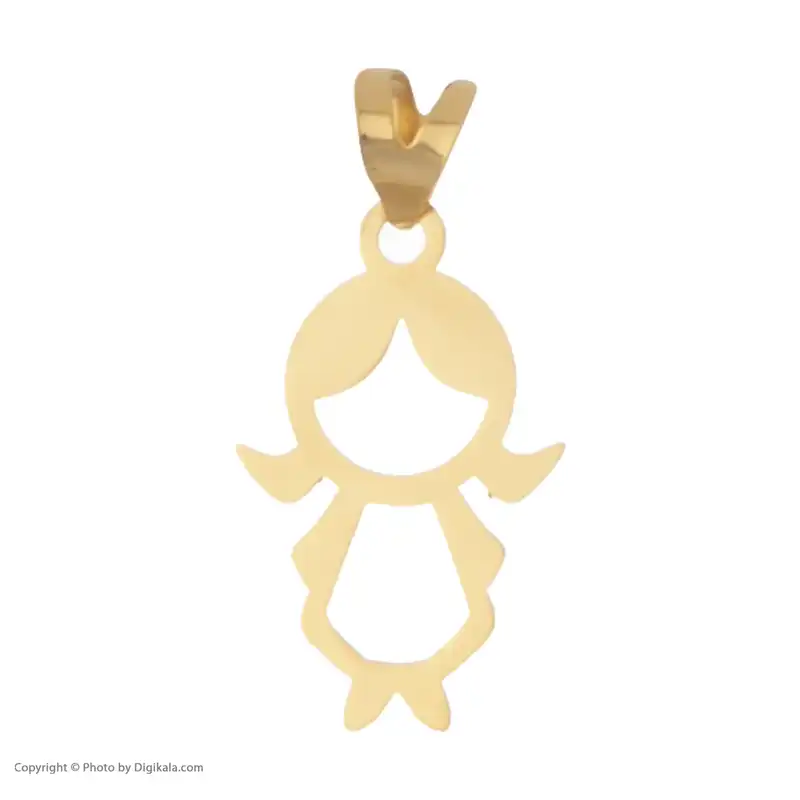 آویز گردنبند طلا 18 عیار دخترانه مایا ماهک مدل MM1141