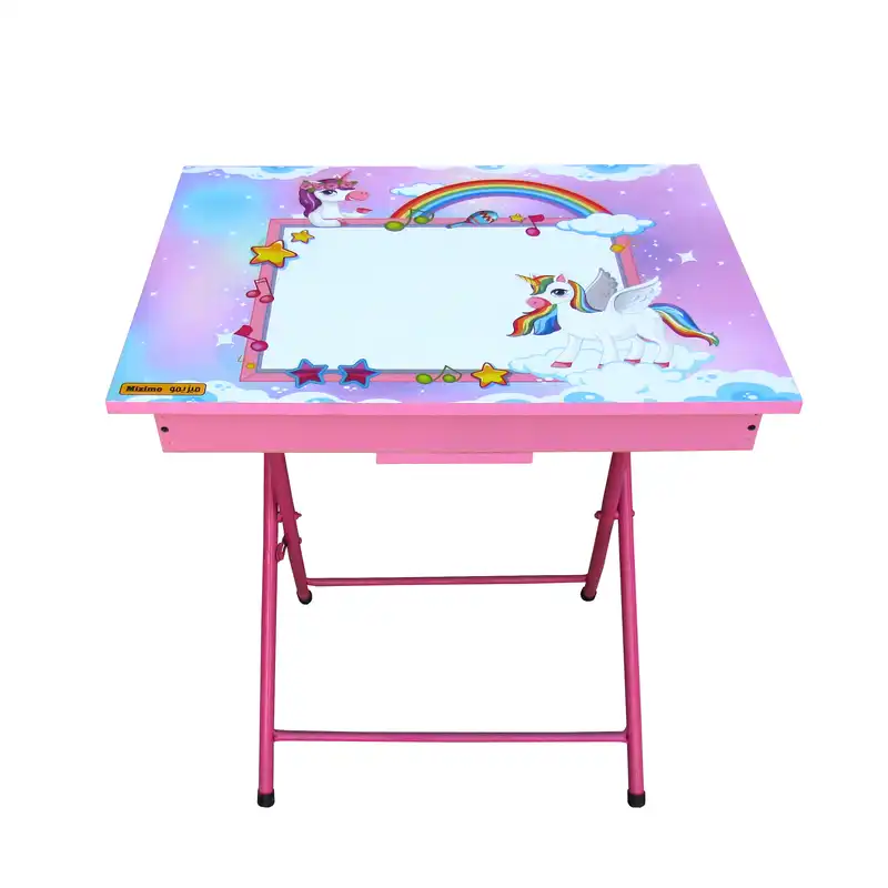 ست میز تحریر و صندلی میزیمو مدل اسب تک شاخ کد 62