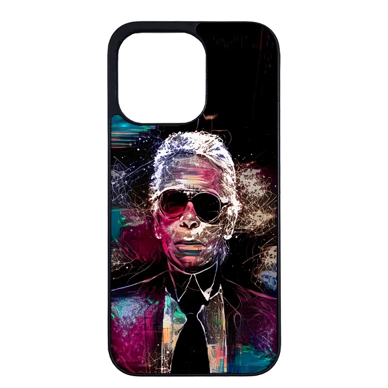 کاور طرح کارل لاگرفیلد مناسب برای گوشی موبایل اپل iphone 14 pro