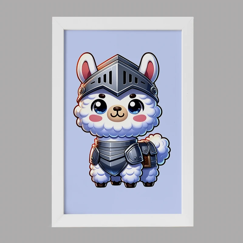 تابلو خندالو مدل لاما کیوت کد F7731