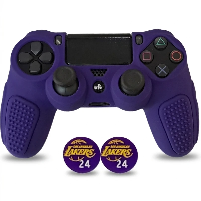 محافظ دسته پلی استیشن ۴ مدل Anti slip PS4417 به همراه روکش آنالوگ