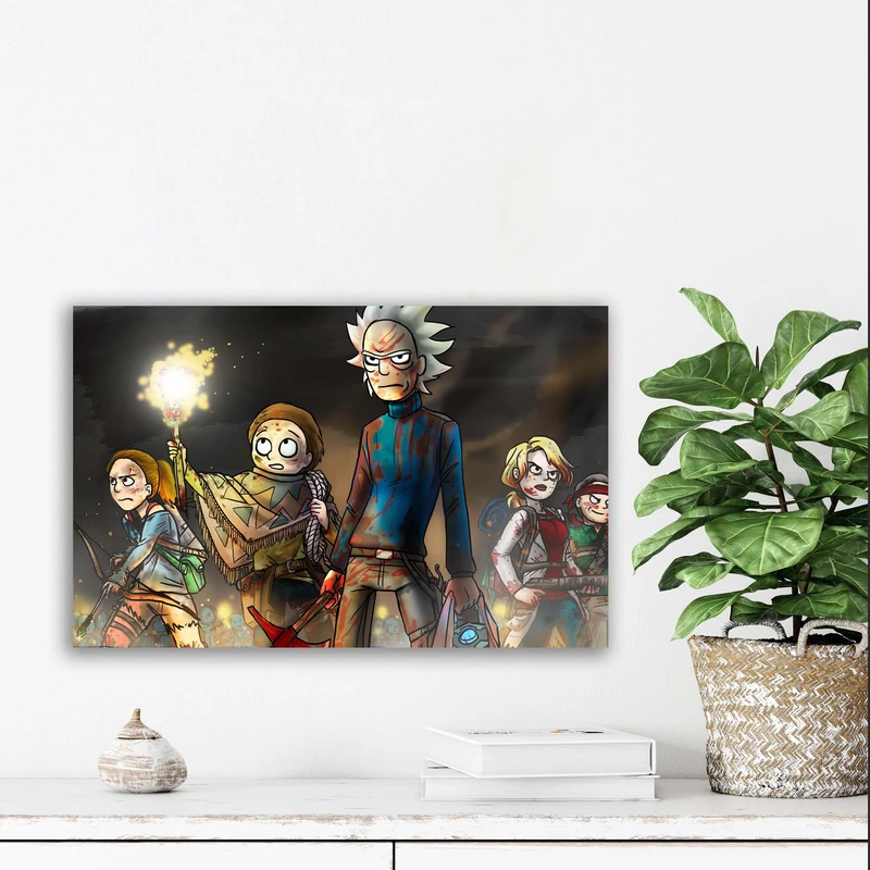 تابلو شاسی آتریسا مدل ریک اند مورتی Rick and Morty