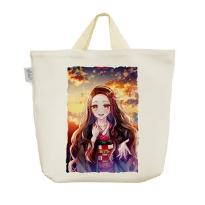 ساک خرید خندالو مدل نزوکو انیمه شیطان کش کد 1109