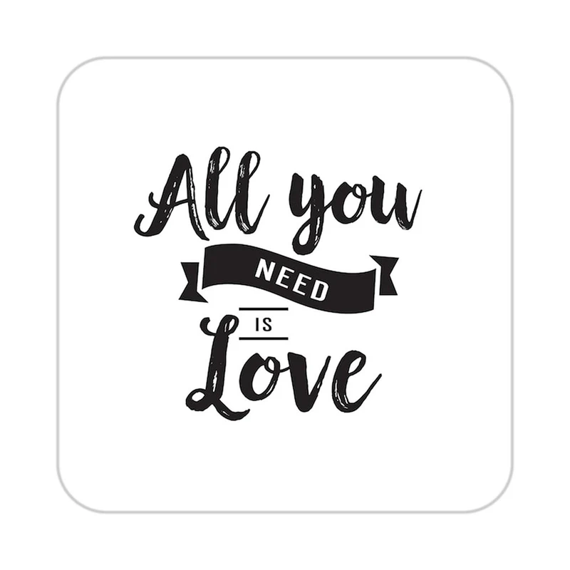 زیر لیوانی کاکتی طرح عاشقانه مدل mp40447