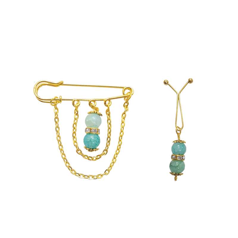 سنجاق سینه دخترانه مدل AA22 مجموعه 2 عددی