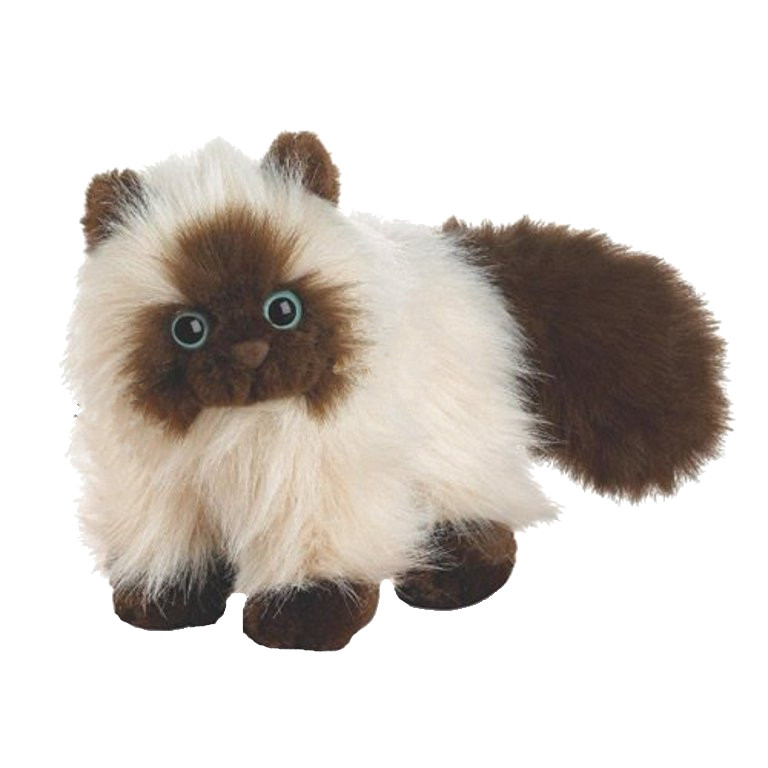 عروسک گانز طرح گربه هیمالین مدل GANZ Webkinz Hamalayan Kitty کد SZ6/450 طول 28 سانتی متر
