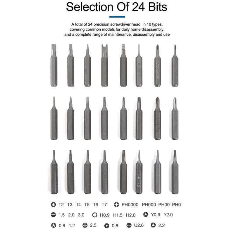 پیچ گوشتی سانشاین مدل SS-5119 بسته 34 عددی
