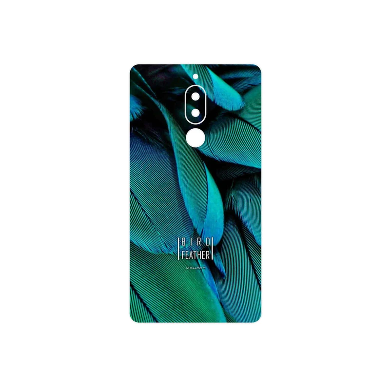 برچسب پوششی ماهوت مدل Green Feather مناسب برای گوشی موبایل هیوندای Seoul Mix