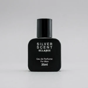 عطر جیبی مردانه اسکلاره مدل silver scent با رایحه گرم و تند حجم 35 میلی لیتر
