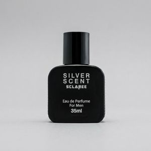 عطر جیبی مردانه اسکلاره مدل Silver Scent با رایحه گرم و تند حجم 35 میلی لیتر