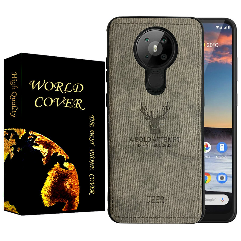 کاور دنیای قاب مدل گوزنی کد Deer مناسب برای گوشی موبایل نوکیا Nokia 5.3