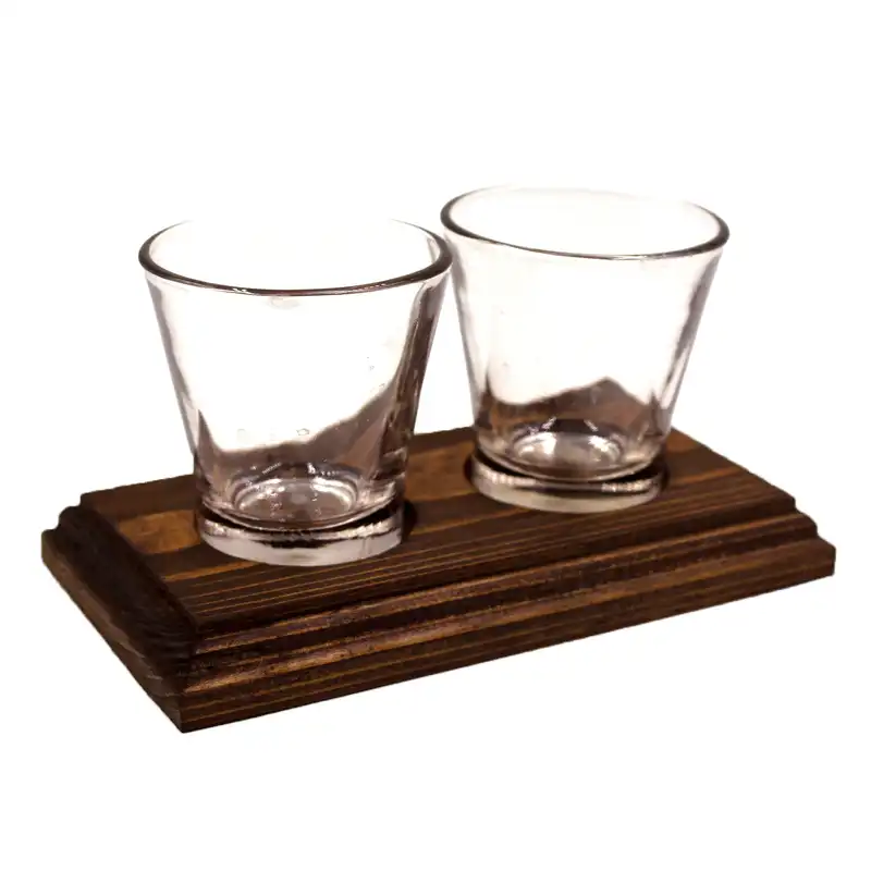 زیر لیوانی مدل چوبی طرح اسپرسو