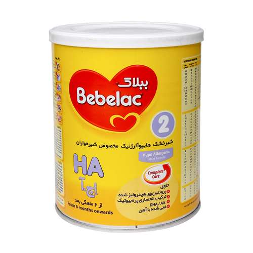 شیر خشک اچ آ 2 میلوپا مناسب از 6 ماهگی به بعد ببلاک -400 گرم