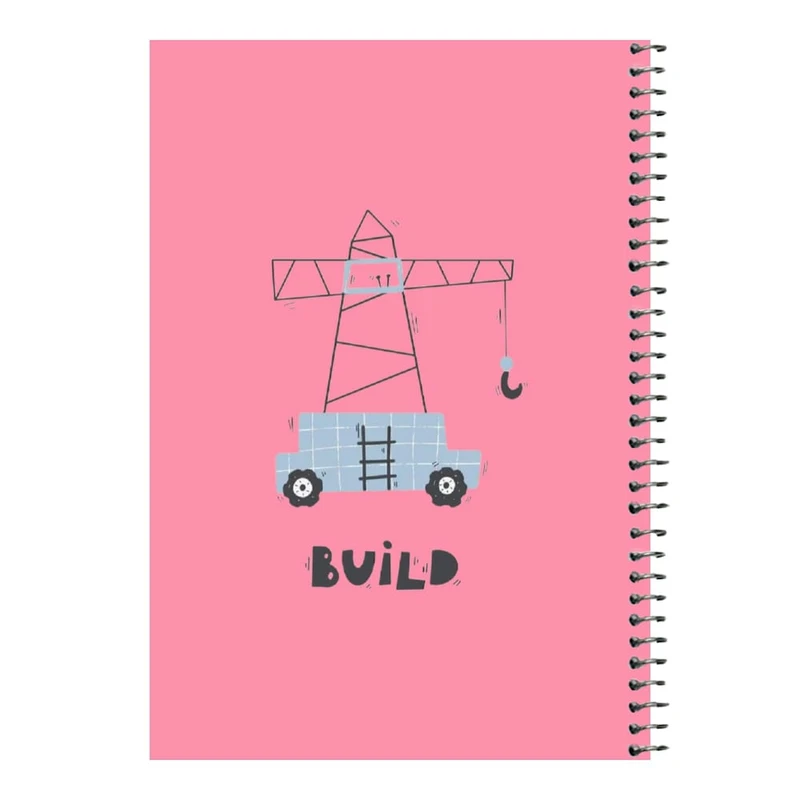 دفتر مشق 80 برگ اس جی مدل ماشین کار   