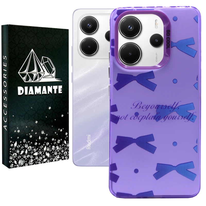 کاور دیامانته مدل Papillon Bk مناسب برای گوشی موبایل شیائومی Redmi Note 14 4G