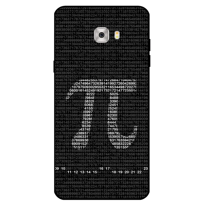 کاور مگافون طرح عدد پی مدل 7240 مناسب برای گوشی موبایل سامسونگ Galaxy C9 Pro