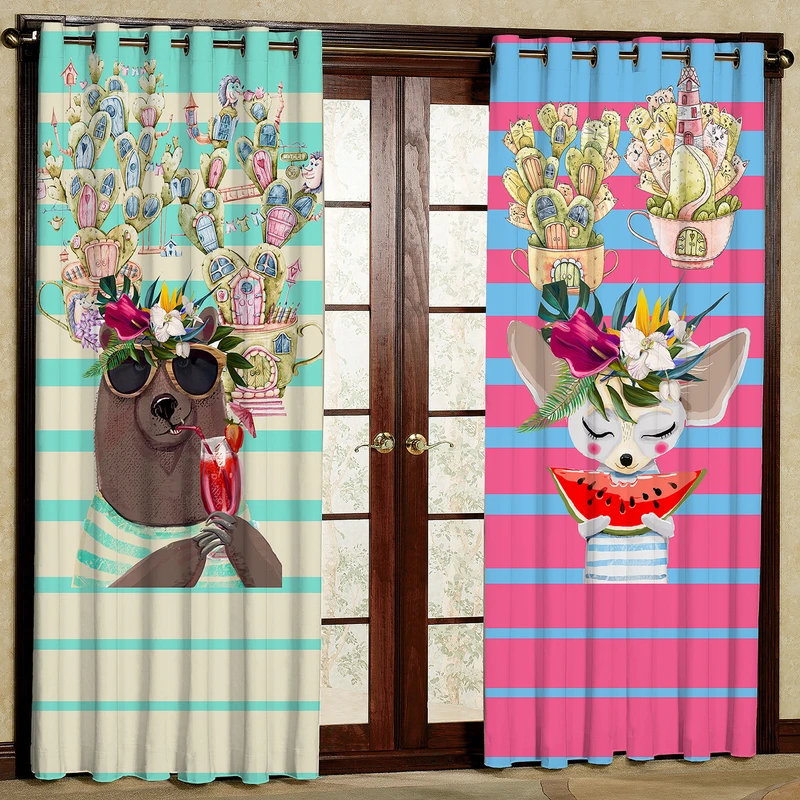 پرده مدل طرح دار مخمل پانچی کد 1176 سایز 140x280 سانتی متر