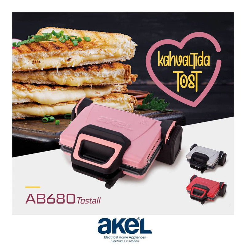ساندویچ ساز آکل مدل TOASTALL AB680