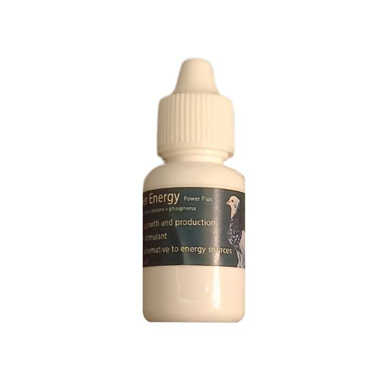 محلول افزایش انرژی کبوتران مسافتی مدل POWERplus002 حجم 20میلی لیتر