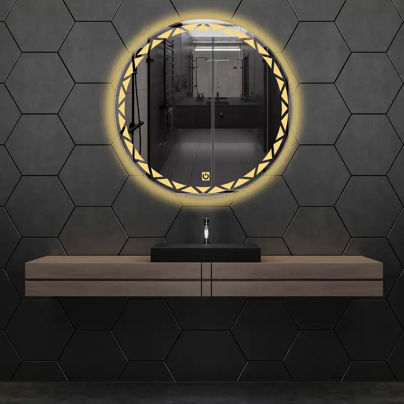 آینه لمسی دلفین مدل TCH-Q-60-Form 20