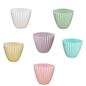 گلدان دانیال پلاستیک مدل P603-6 مجموعه 6 عددی