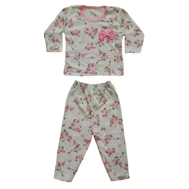 ست تی شرت و شلوار دخترانه مدل پاپیون