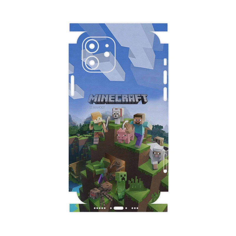 برچسب پوششی ماهوت مدل Minecraft-Game-FullSkin مناسب برای گوشی موبایل اپل iPhone 12