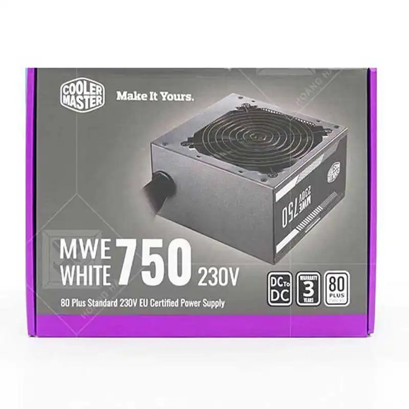 منبع تغذیه کامپیوتر کولر مستر مدل MWE 750W White