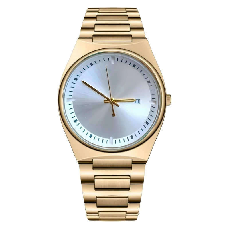 ساعت مچی عقربه‌ای مردانه کوارتز مدل کلاسیک بند استیل کد 1.4