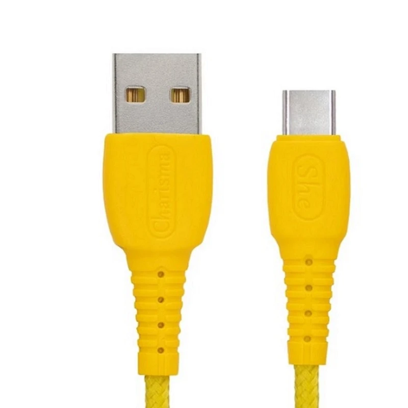 کابل تبدیل USB به TYPE C شی کاریزما مدل یگانه طول 1.2 متر