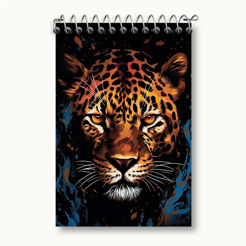 دفتر یادداشت 50 برگ خندالو مدل پلنگ کد F1045