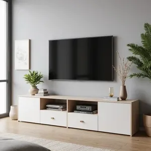 میز تلویزیون مدل 2441 مناسب برای تلویزیون تا 75 اینچ