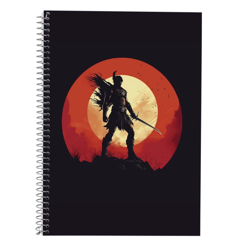 دفتر زبان 50 برگ مدوپد مدل سه خط طرح Attack on Titan کد DF10375