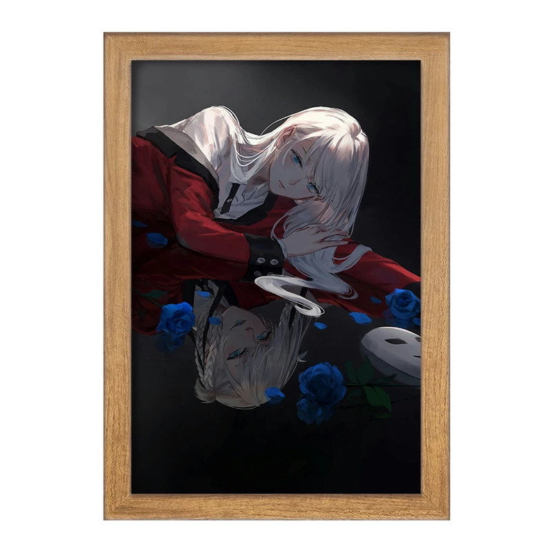 تابلو خندالو مدل کیراری و ریریکا انیمه قمارباز کد 33693