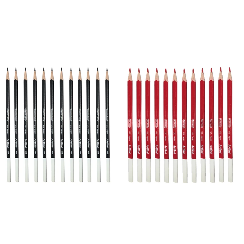 مداد آرت لاین مدل R-BL بسته 24 عددی
