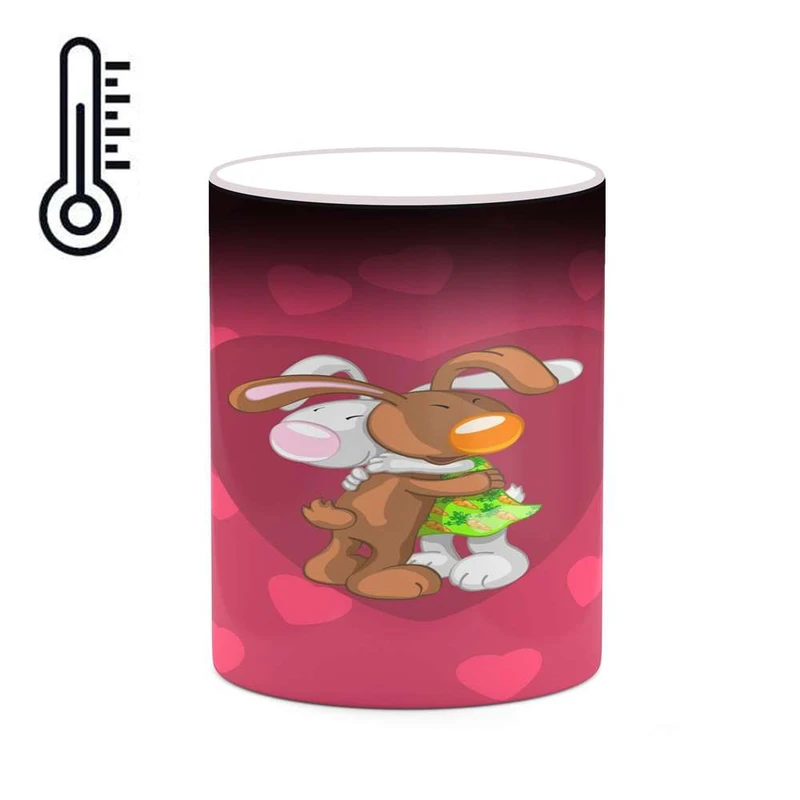 ماگ حرارتی کاکتی مدل قلب کد mgh18443