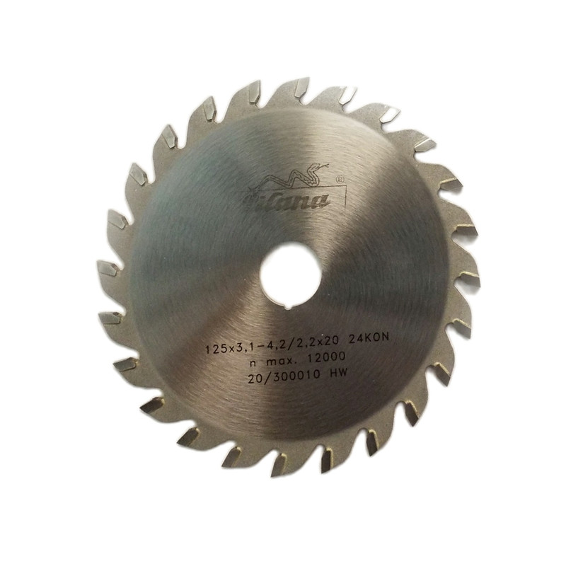تیغه اره دیسکی پیلانا مدل 24KON 125 x 3.1 / 4.2 x 2.2 x 20