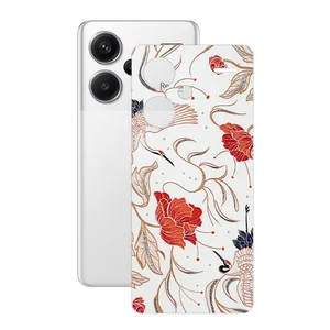 Remax cover sticker Leth model flower design suitable for Xiaomi Redmi Note 13 Pro Plus mobile phone
