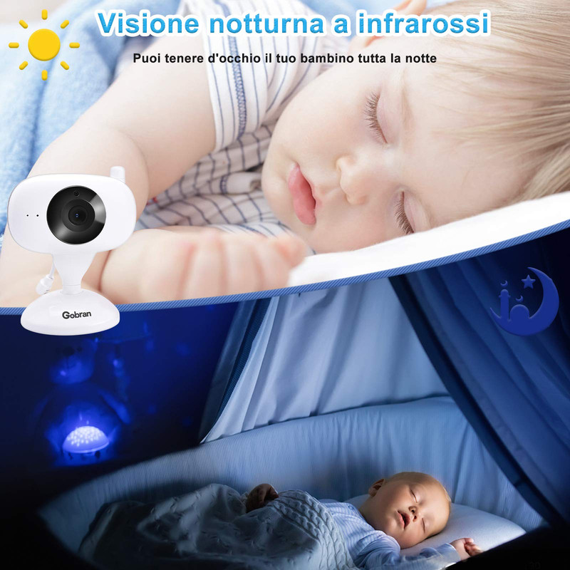 دوربین اتاق کودک گوبران مدل monitor 4.3 LCD دوربین اتاق کودک گوبران مدل monitor 4.3 LCD