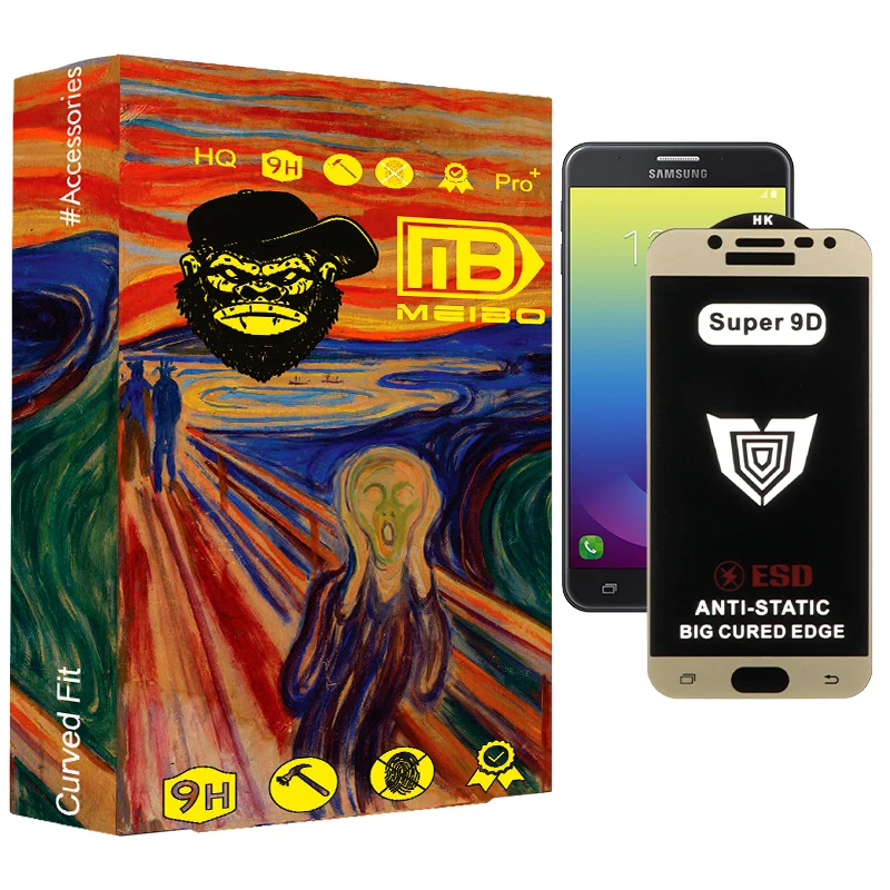 محافظ صفحه نمایش میبو مدل Super 9D One 007 مناسب برای گوشی موبایل سامسونگ Galaxy j7 prime