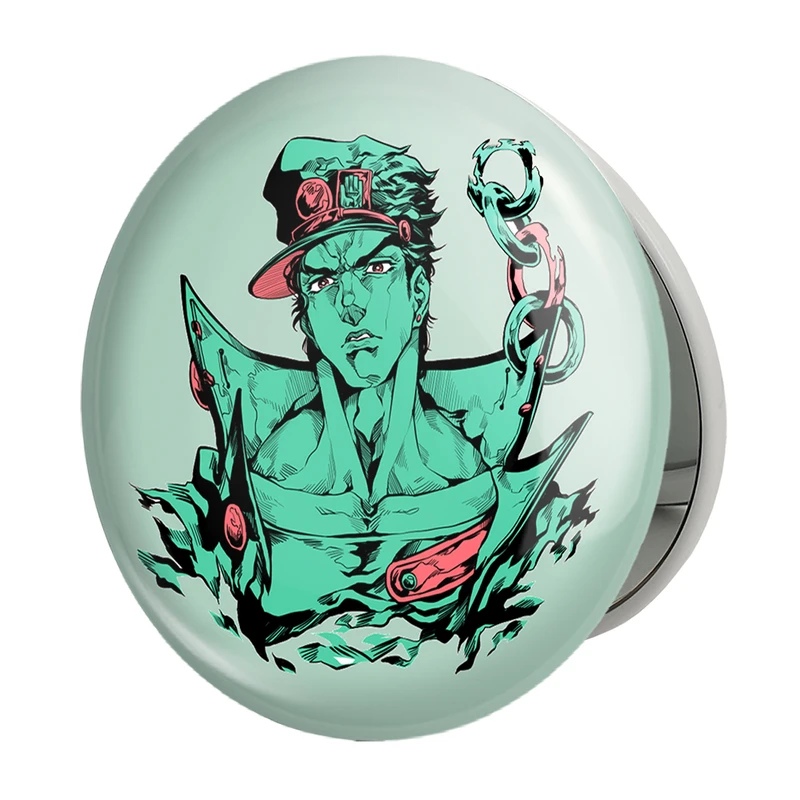 آینه جیبی خندالو طرح کوجو جوتارو انیمه جوجو Jojo مدل تاشو کد 11506 