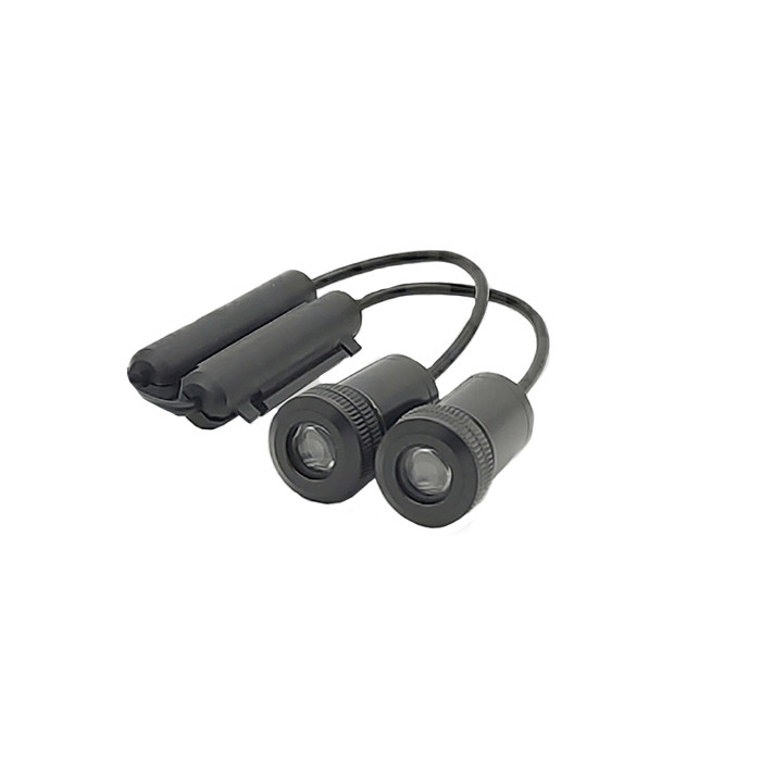 چراغ لوگو زیر درب خودرو مدل ولکام لایت طرح Benz کد1001 مجموعه دو عددی