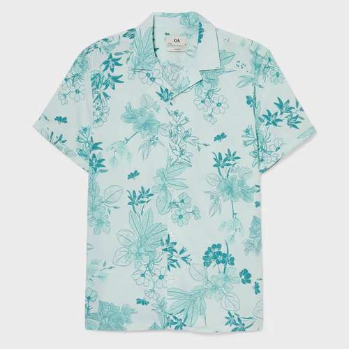 پیراهن آستین کوتاه مردانه سی اند ای مدل هاوایی C4