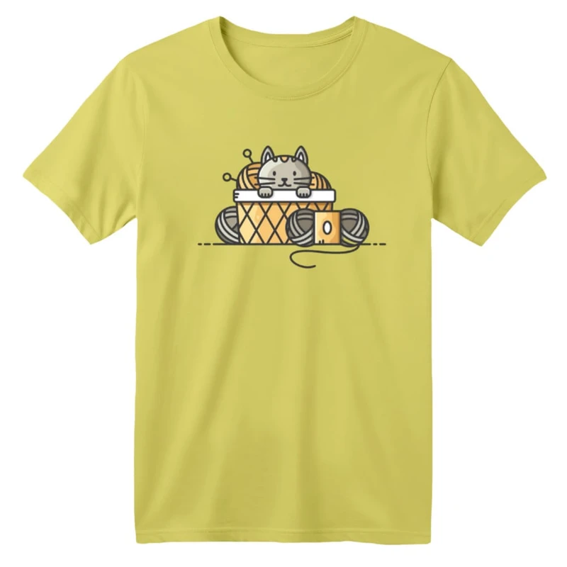 تی شرت آستین کوتاه بچگانه مدل گربه کد ۳