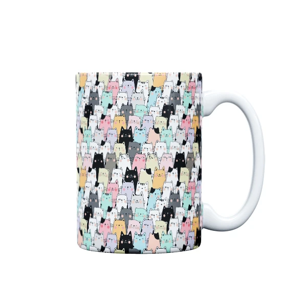 ماگ مدل فانتزی طرح گربه کد 1188