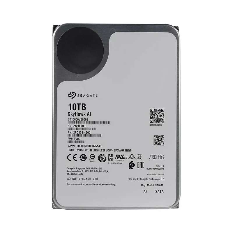 هارددیسک اینترنال سیگیت مدل SkyHawk AL ST10000VE0008 ظرفیت 10 ترابایت