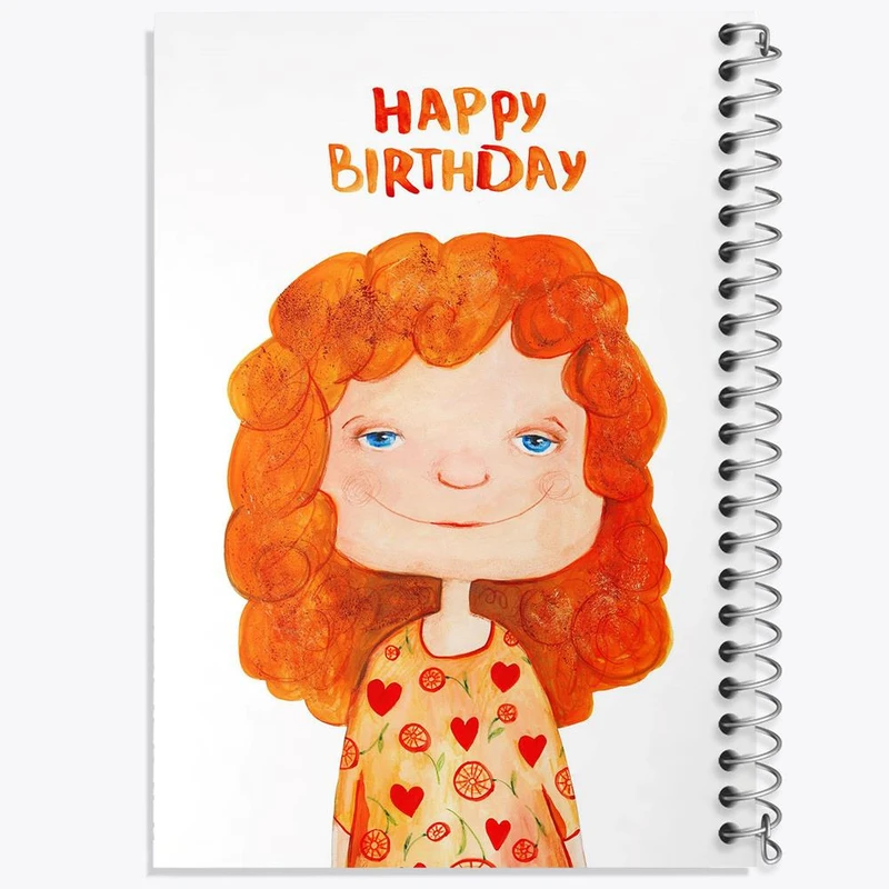 دفتر لیست خرید 50 برگ خندالو طرح دخترونه کد 6103