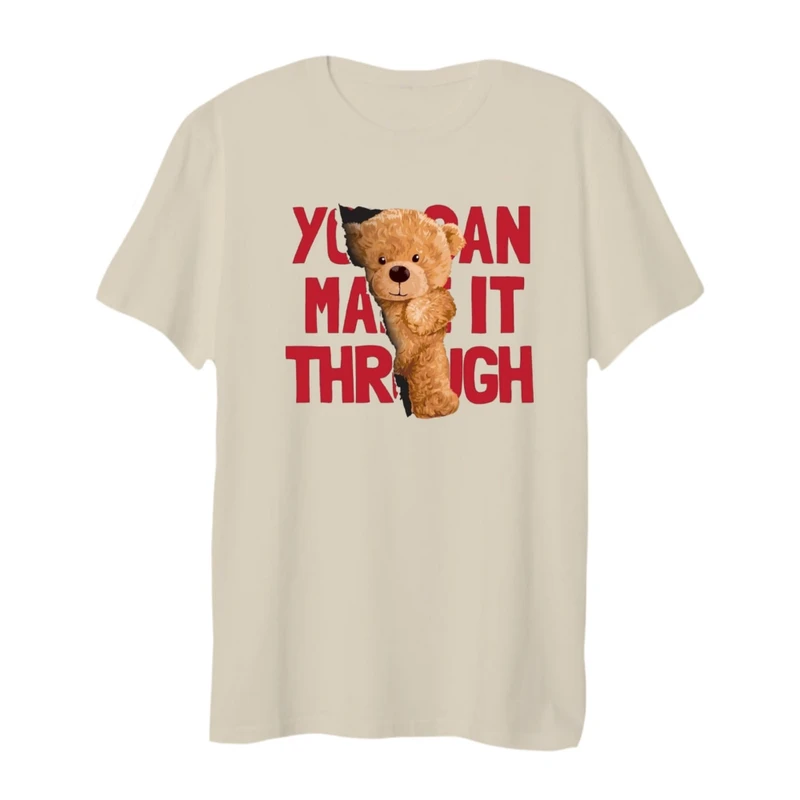 تی شرت لانگ زنانه مدل نوشته