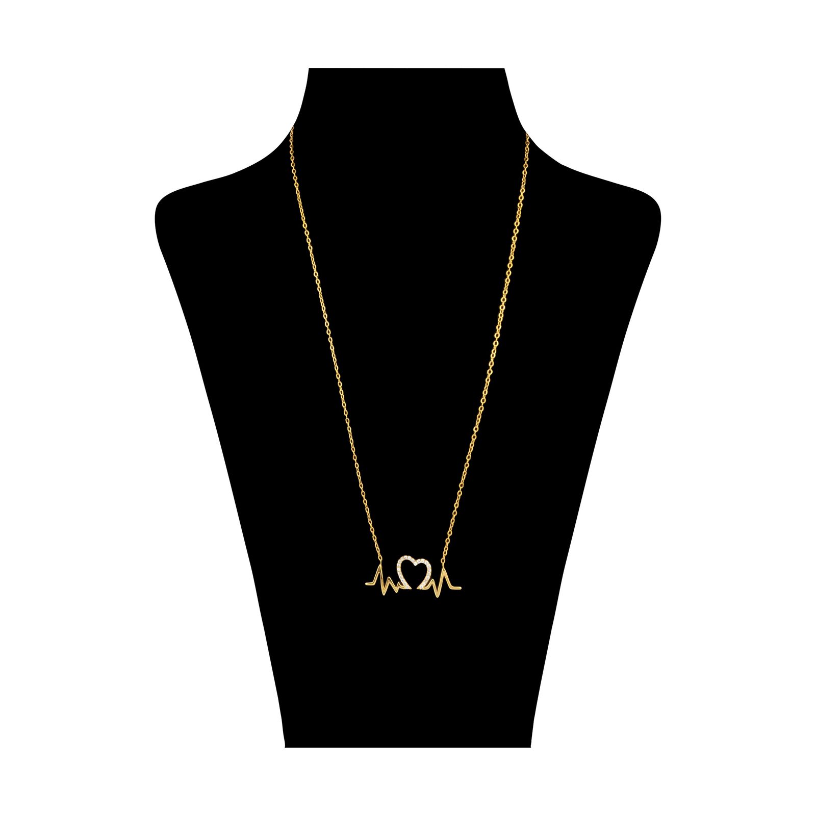 گردنبند طلا 18 عیار زنانه مایا ماهک مدل MM1089 -  - 1