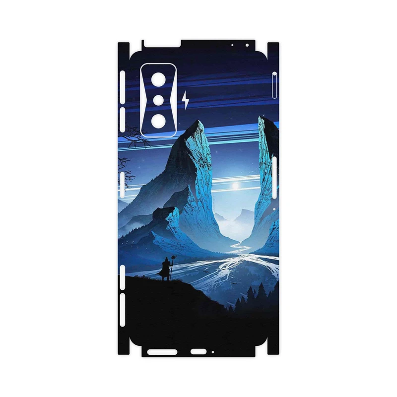 برچسب پوششی ماهوت مدل Blue Mountains Digital Art-FullSkin مناسب برای گوشی موبایل شیائومی Redmi K50 Gaming